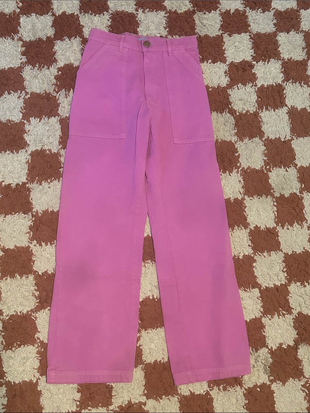 Custom dyed big bud press work pants xs